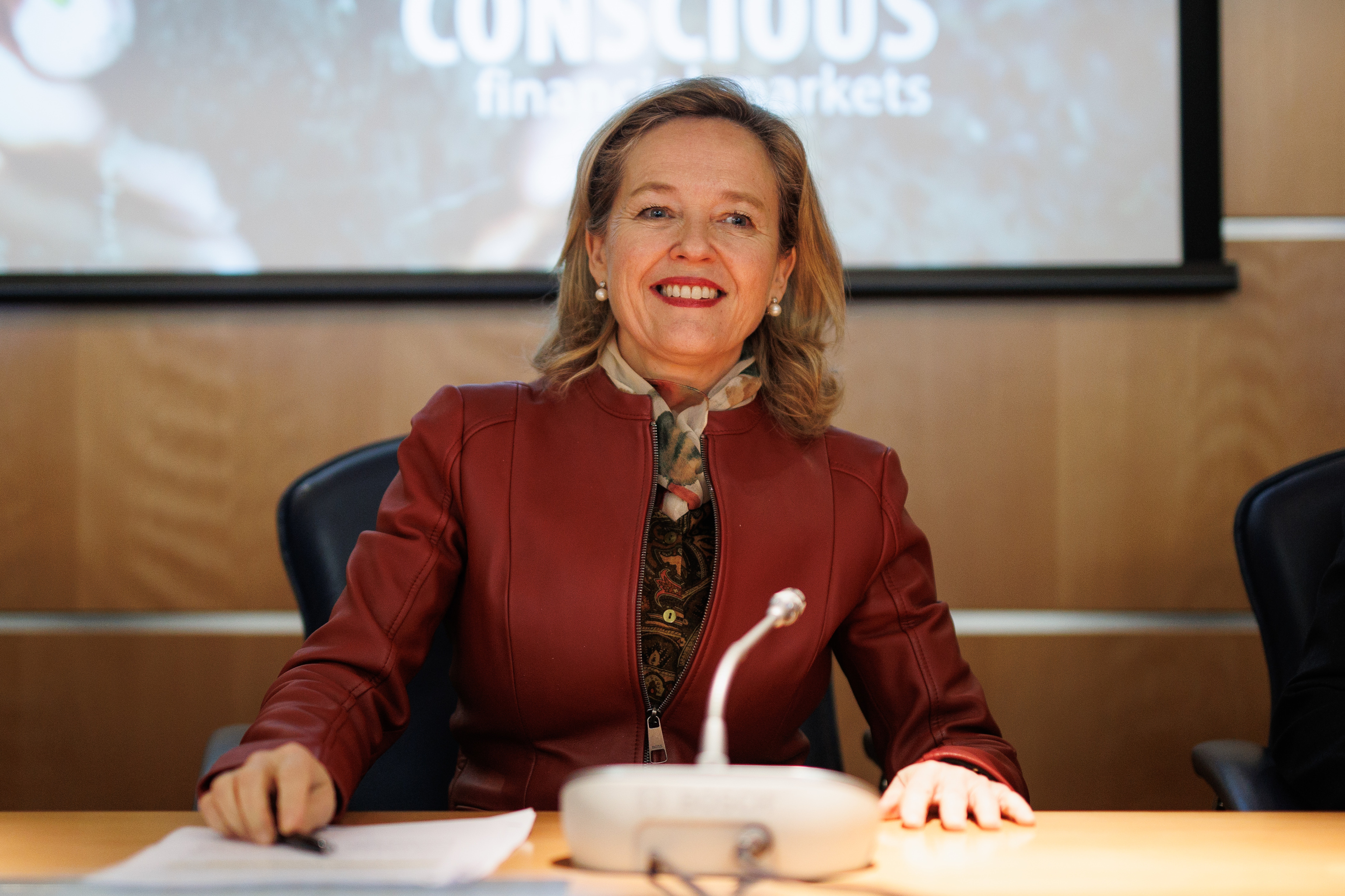 Nadia Calvio, presidenta del BEI.