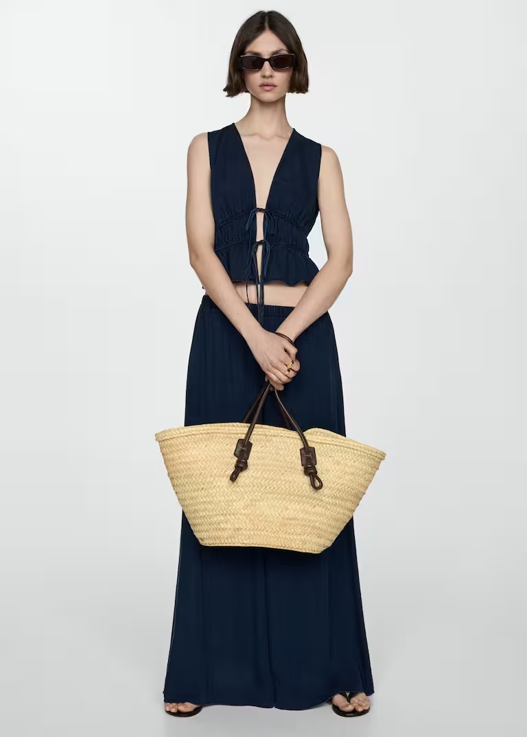 Capazo Rafia 8 formas de llevar bolsos capazo tejidos o de rafia combinables con ...