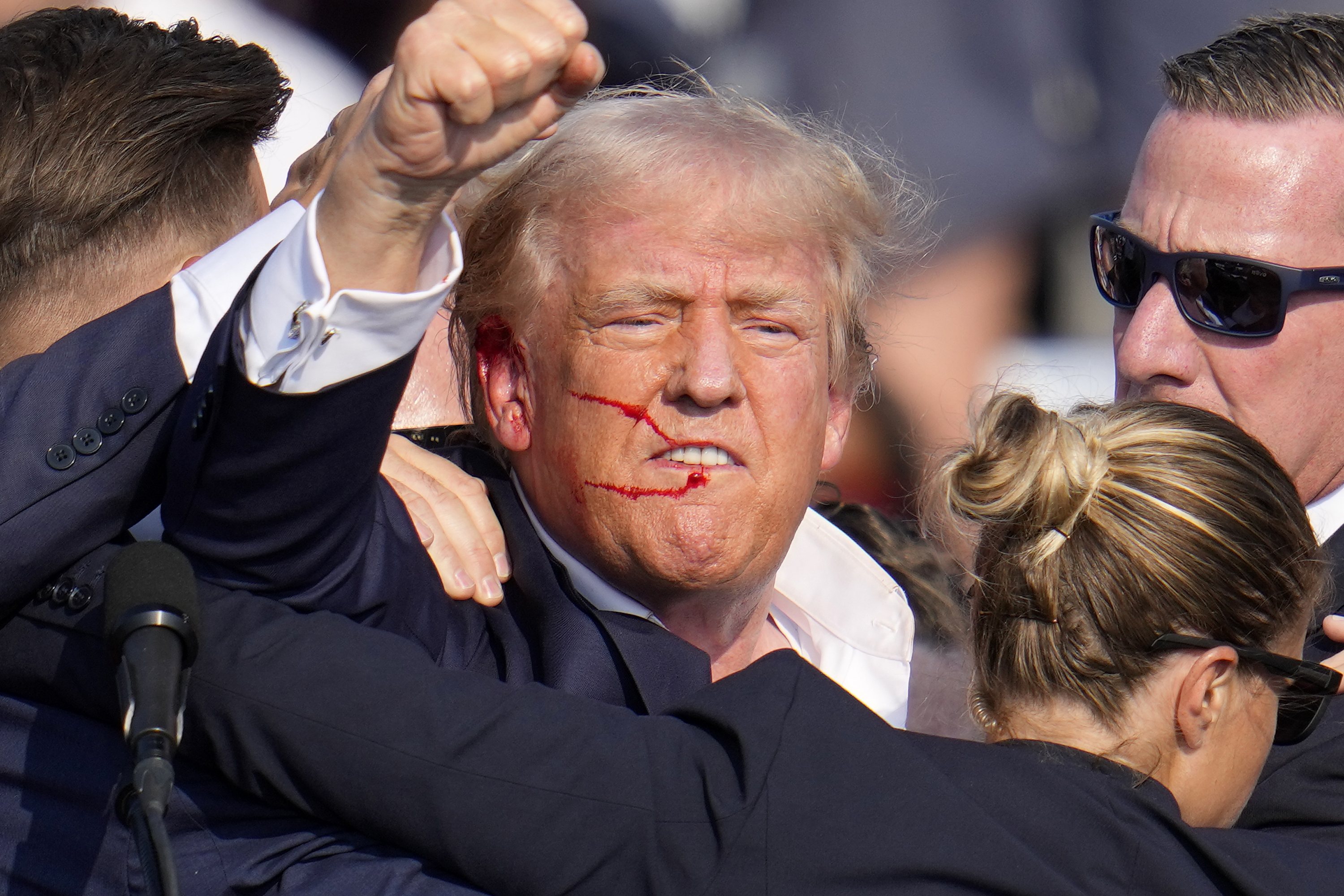 Donald Trump, tras el atentado del sábado.