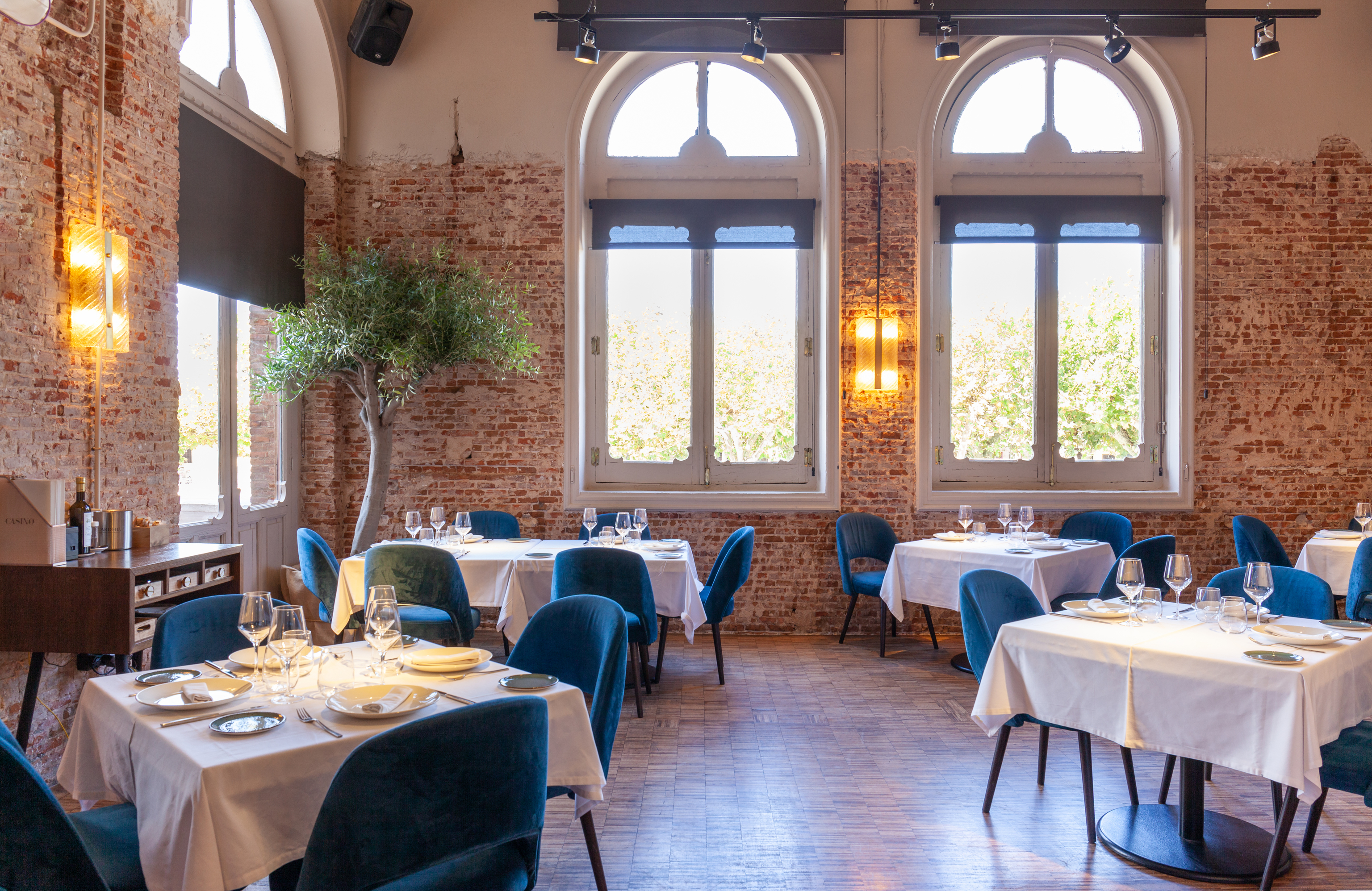 Sala del restaurante Casino Alcalá.