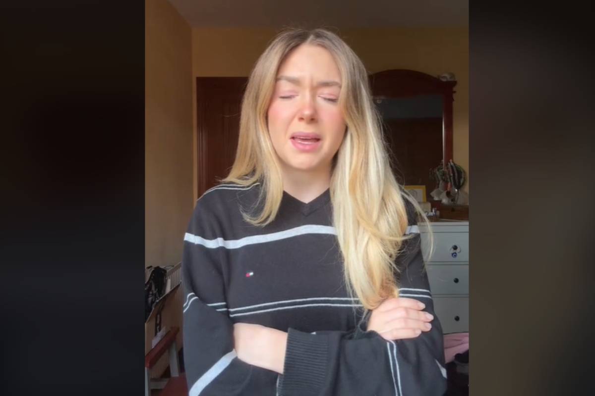 Natalia Jim�nez se emociona al desvelar que sufre c�ncer de sangre a trav�s de Tik Tok.
