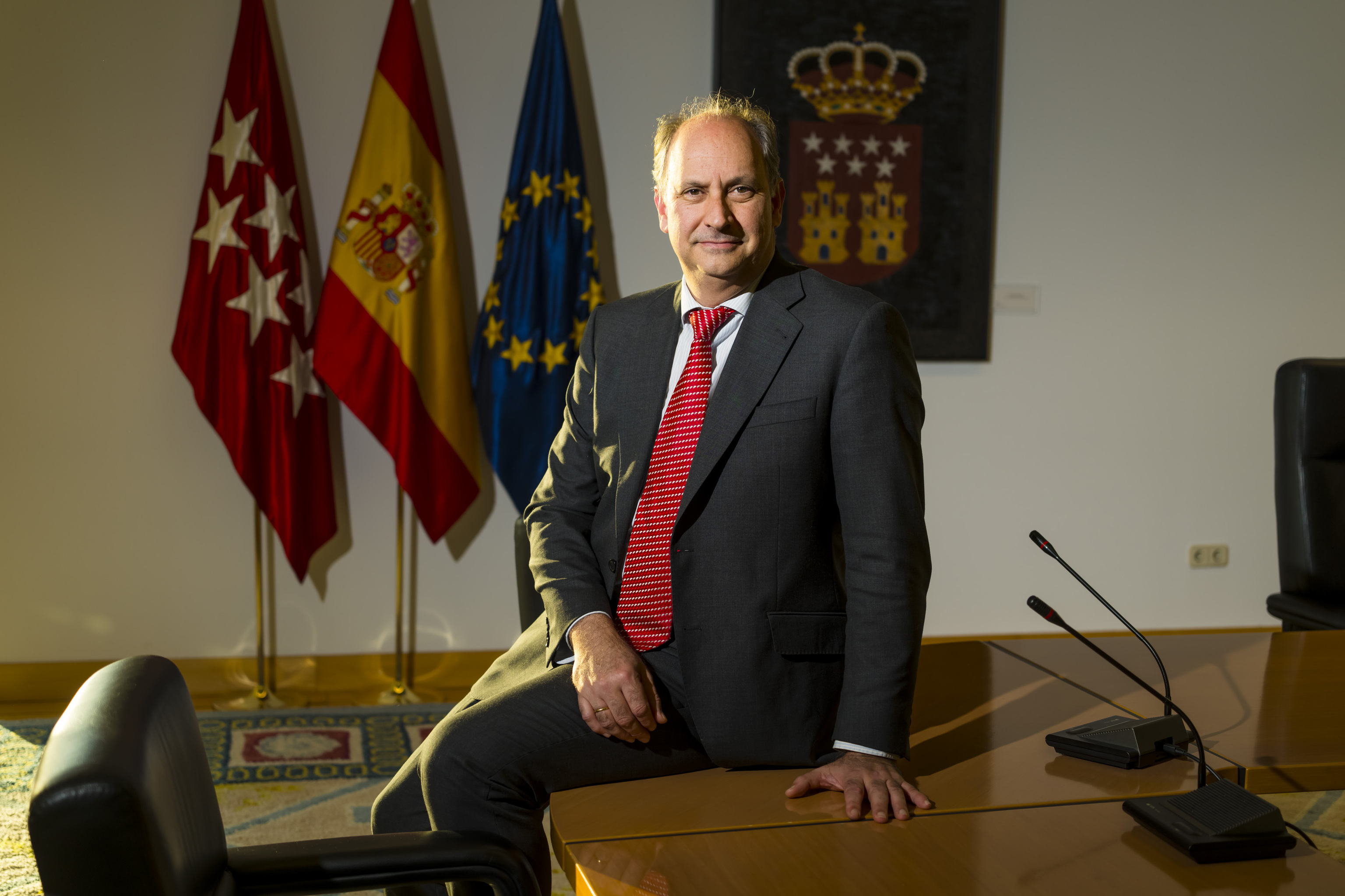 Miguel López-Valverde, consejero de Digitalización de Madrid. "No hemos tenido ninguna reunión con López. No se comunica con las Comunidades Autónomas"