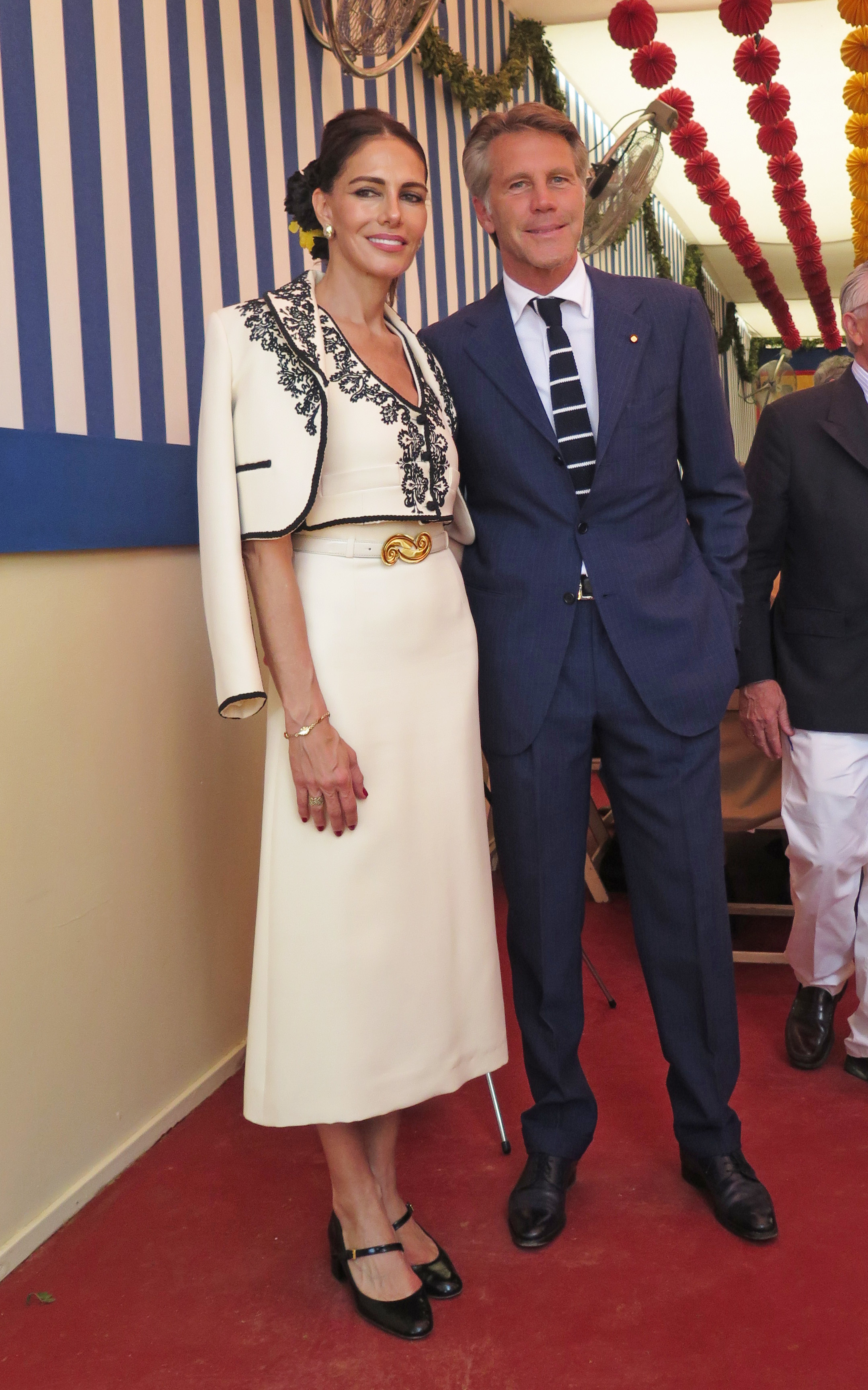 Filiberto Nacho Cano, en una fiesta de la Feria de Sevilla: