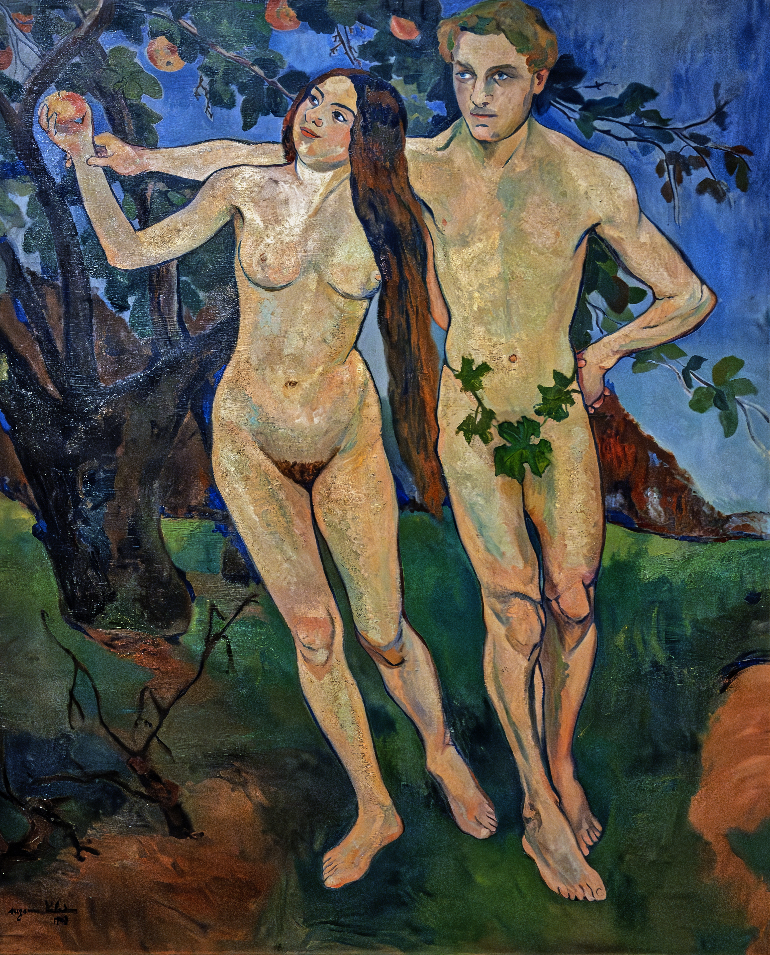 'Adán y Eva' (1909) de Suzanne Valadon.