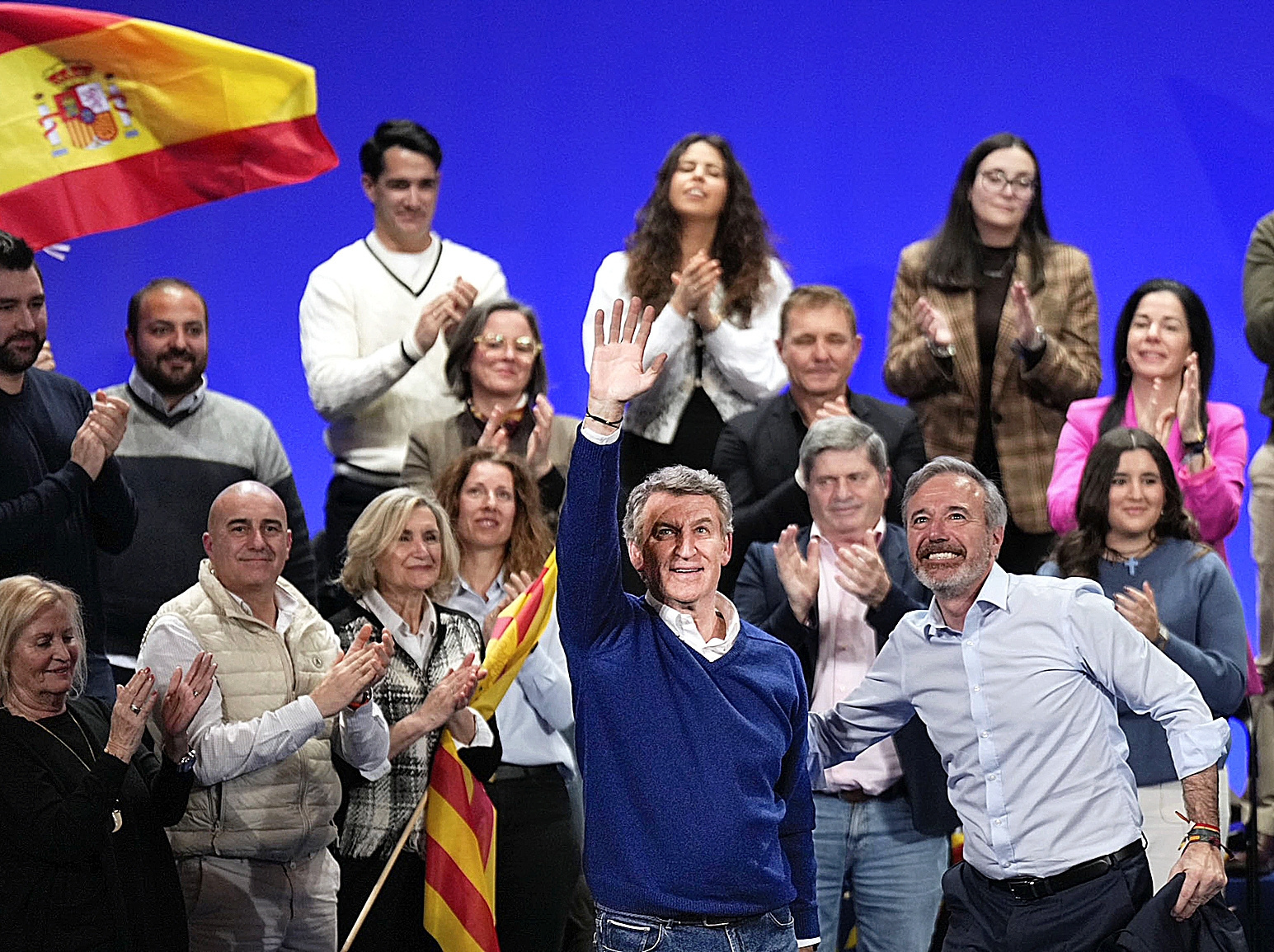 PP y Vox compiten por 35.000 votos clave que están indecisos en Aragón