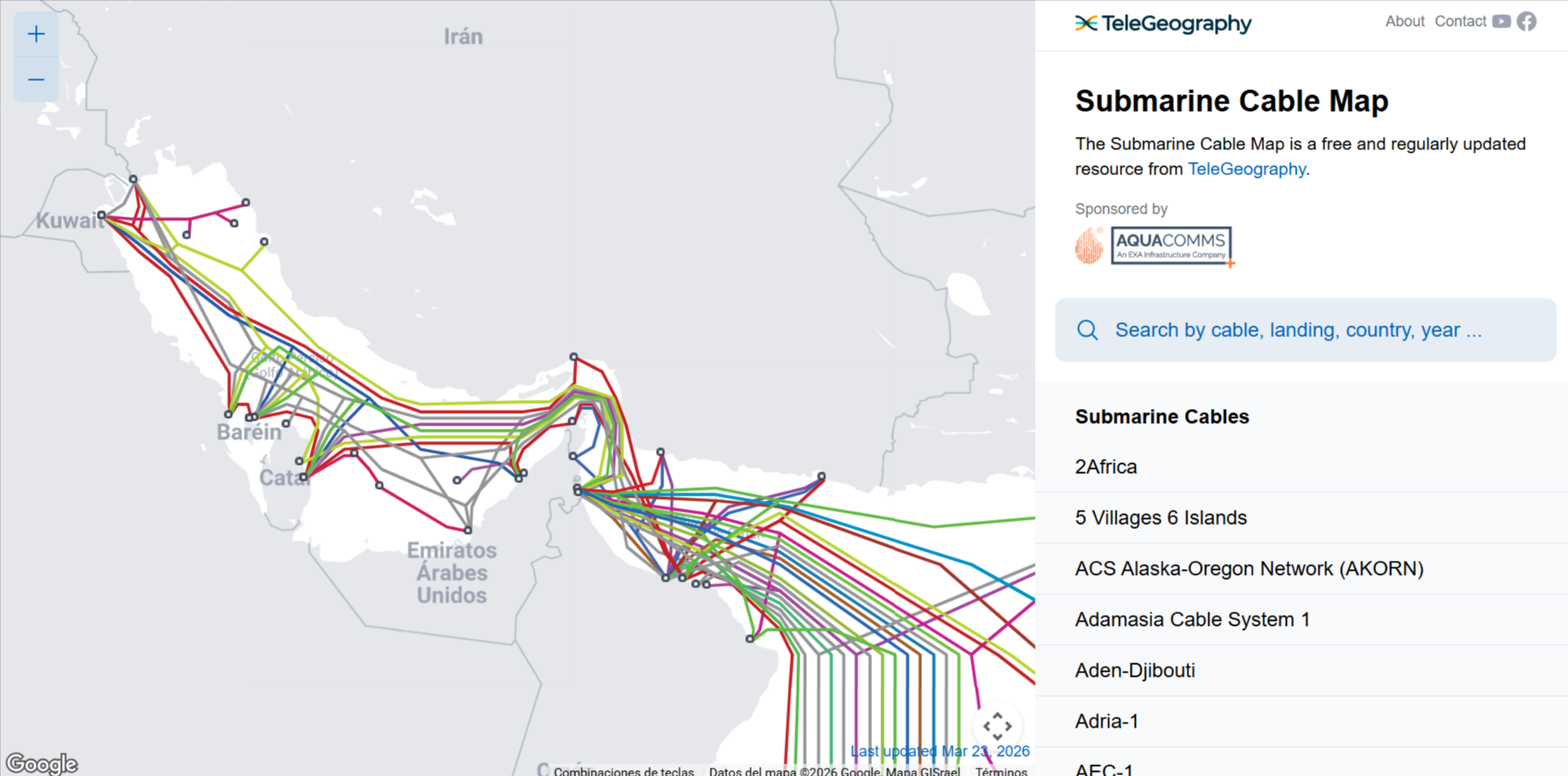 La relevancia geopolítica de un posible sabotaje en los cables submarinos de Oriente Próximo: "Podría haber un retardo de 100 a 110 milisegundos que tendría impacto en el comercio financiero"