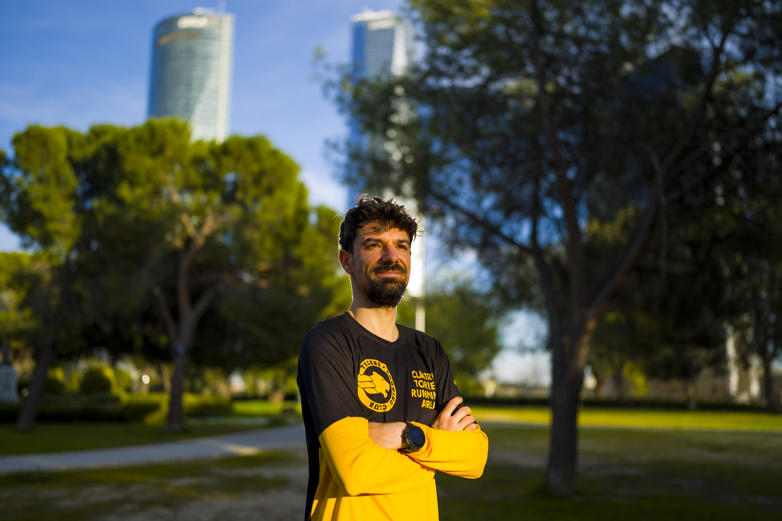 Christian Barbero, el entrenador del club de running en Madrid que une a niños de 4 años y abuelos de 82: 