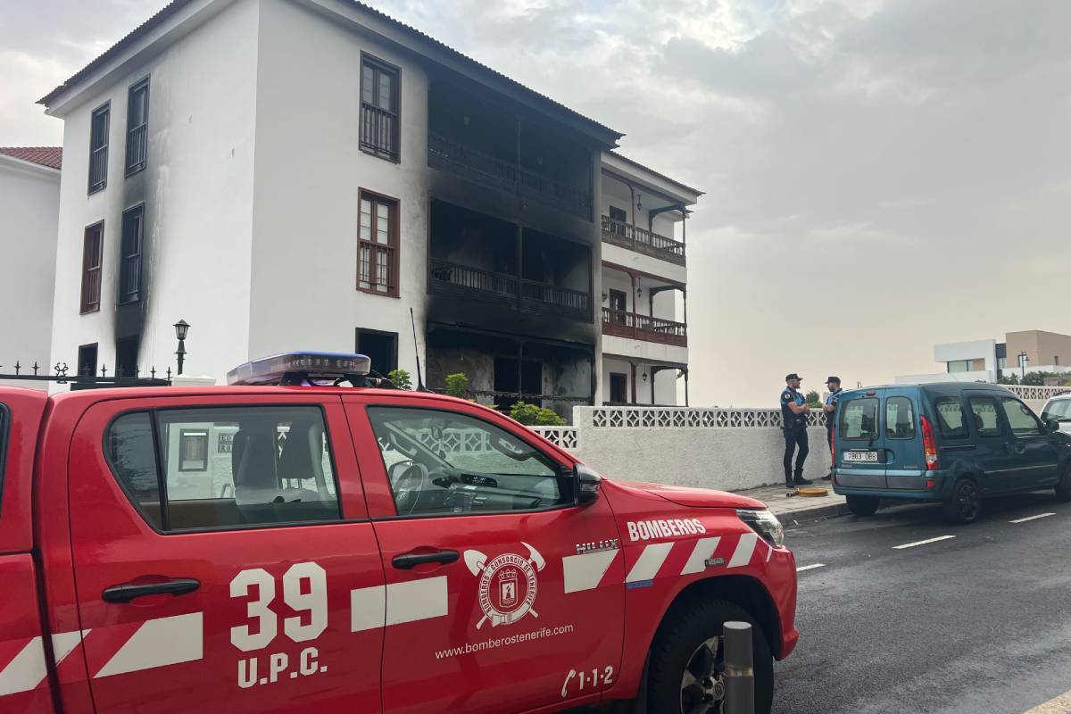 Dos nuevos fallecidos elevan a tres los muertos por el incendio de Los Realejos (Tenerife)