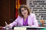 Montero, desafiante en la comisión de investigación del Senado: "Estoy aquí exclusivamente por ser candidata a la presidencia de Andalucía"