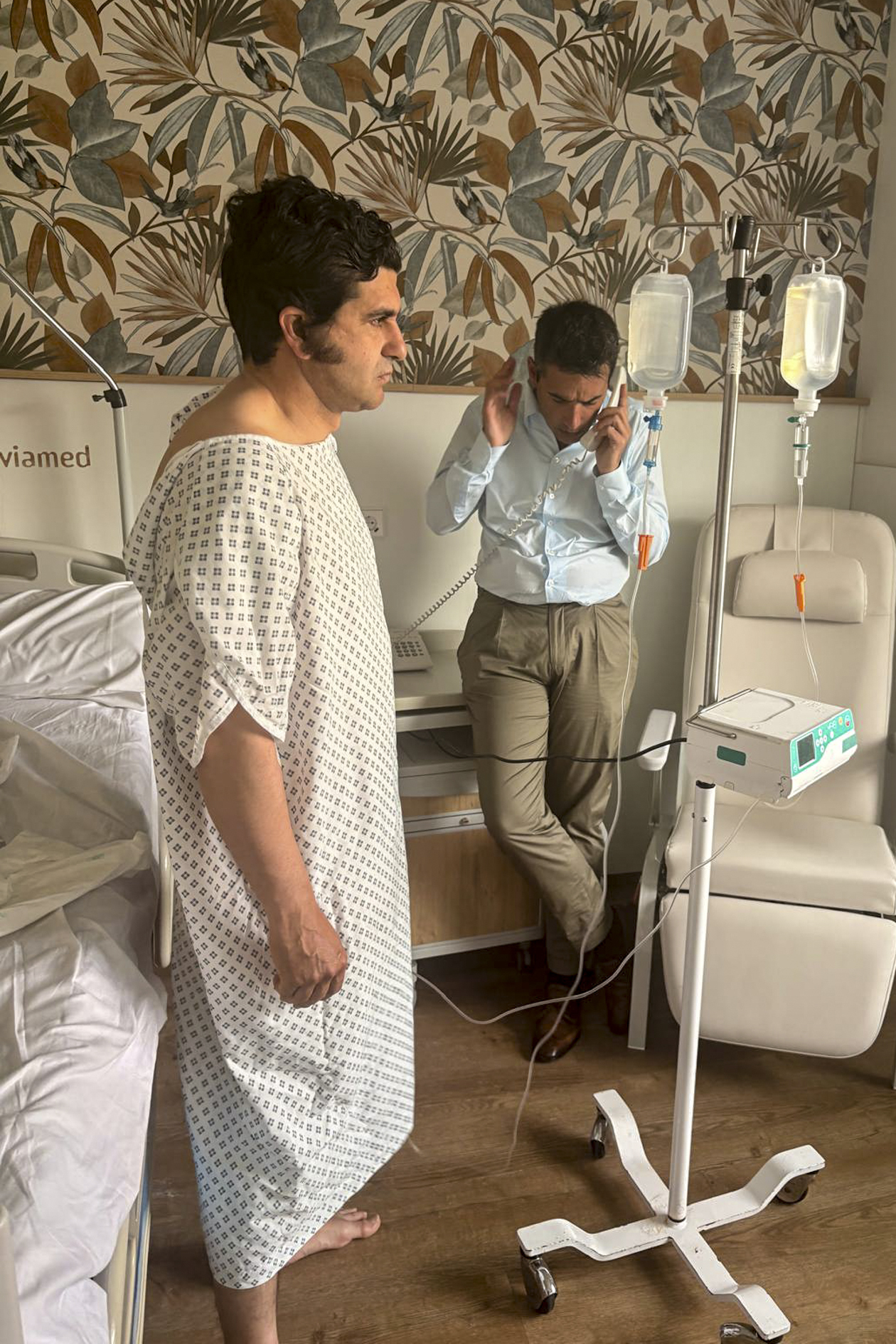 24 timmar på sjukhuset med Morante, geniet sårade mellan smärta och sedering