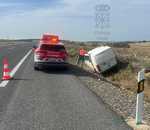 Un conductor da positivo en anfetaminas, cocaína y cannabis tras salirse de la carretera en Navarra