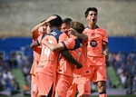 Un Barça muy solvente se acerca aún más a la Liga en Getafe