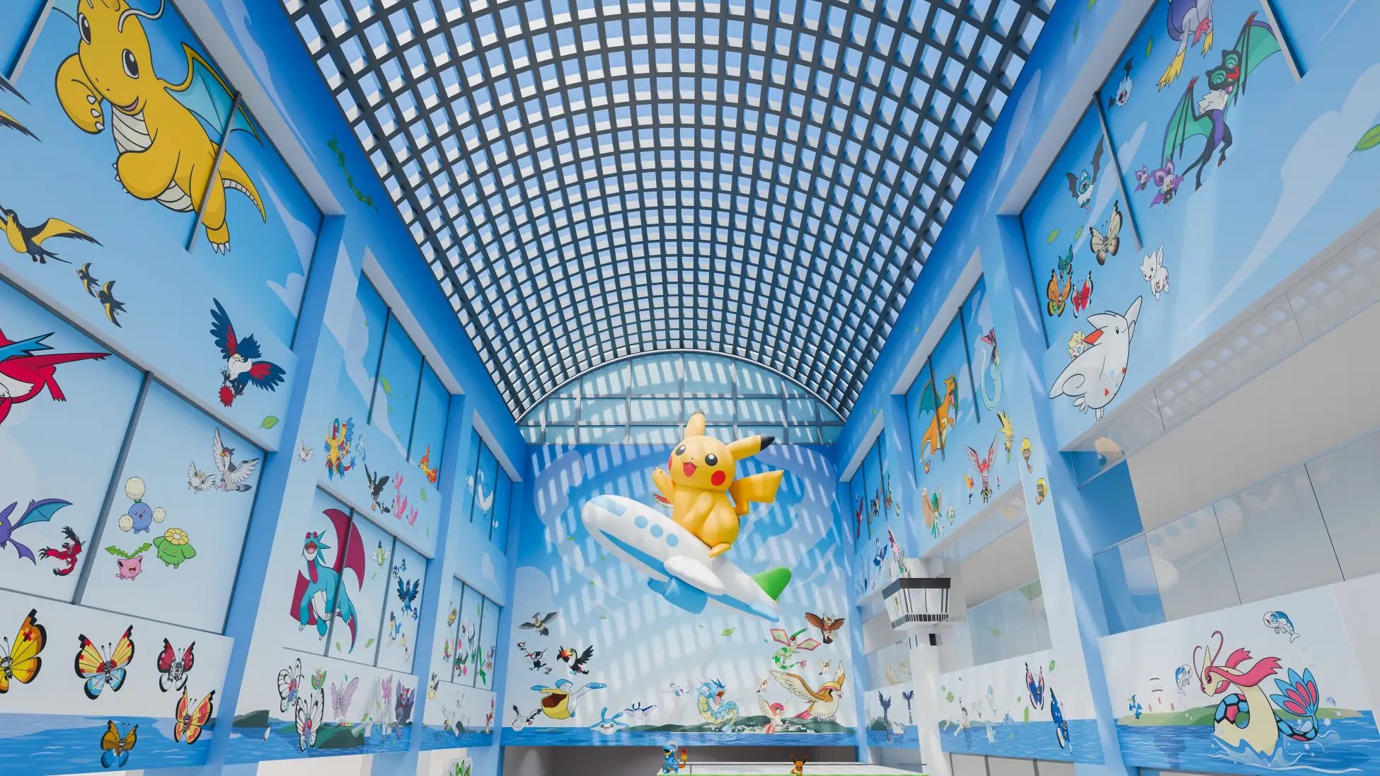 Japón estrena el primer aeropuerto totalmente decorado con Pokémon: el destino definitivo para todo fan del videojuego