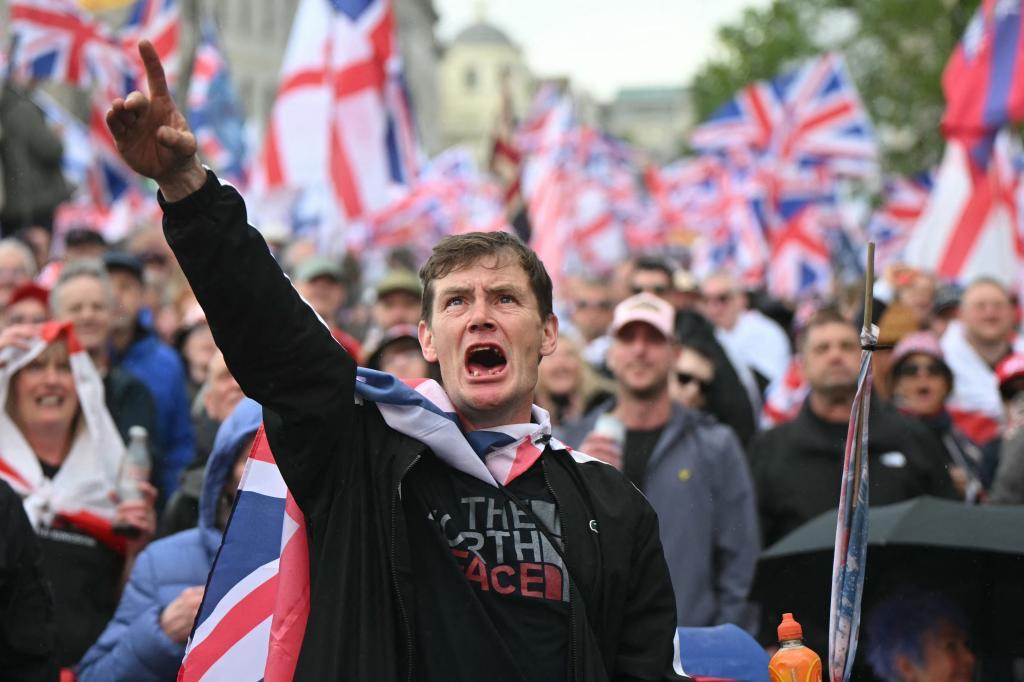 Streeting pide la vuelta de Reino Unido a la Unión Europea, mientras ultras de derecha e izquierda se enfrentan en Londres