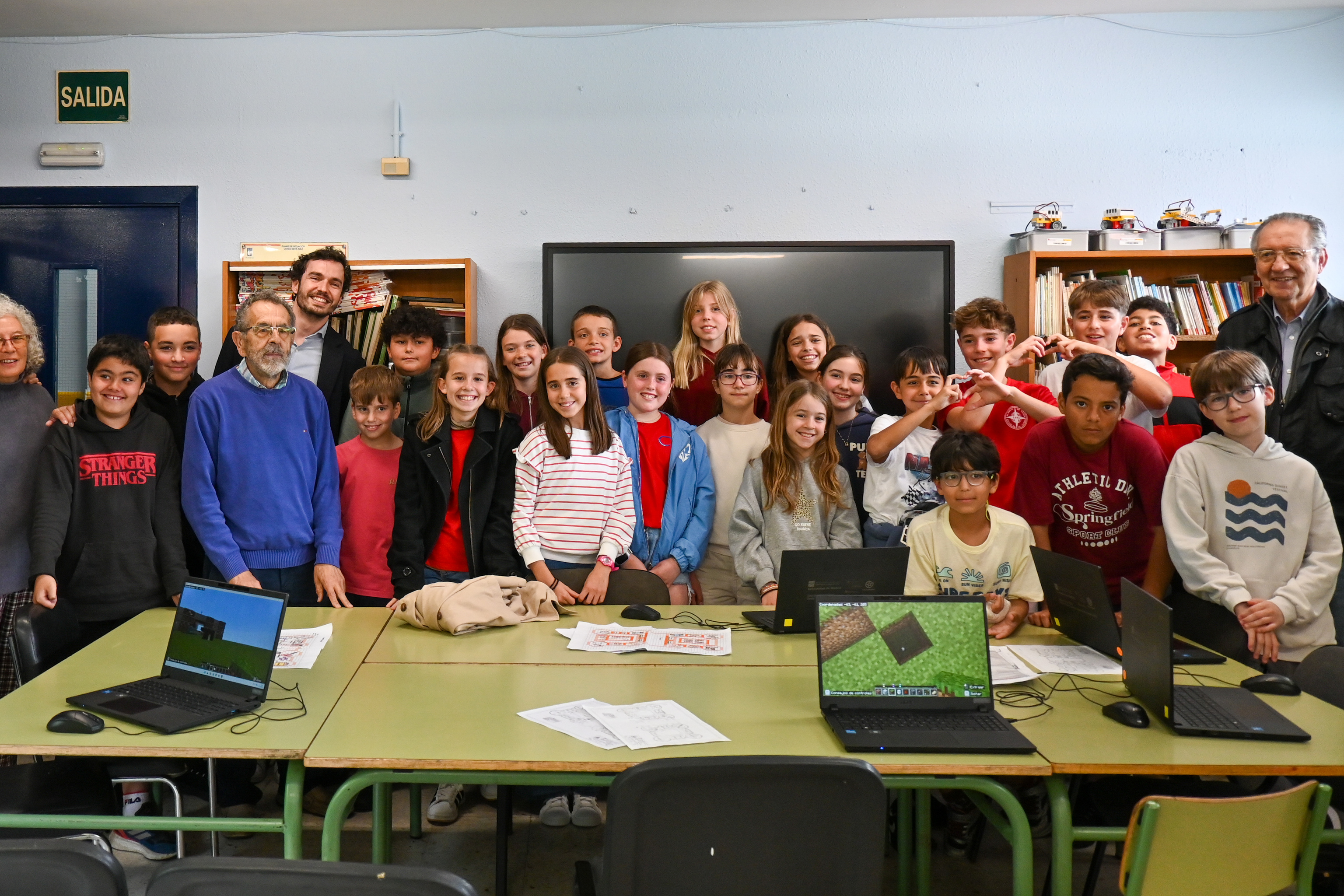 Los niños arquitectos de Alameda de Osuna: cómo construir edificios virtuales jugando al Minecraft