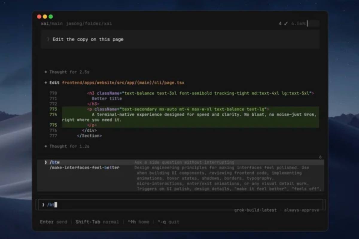 Grok Build, el agente de programación de xAI que aspira a competir con Claude Code y Codex La herramienta llega en versión beta y sólo para suscriptores del plan SuperGrok Heavy, que cuesta unos unos 285 euros al mes. Es el último intento de Elon Musk por recortar la distancia que su empresa de inteligencia artificial mantiene con Anthropic y OpenAI en uno de los segmentos más rentables del sector Leer