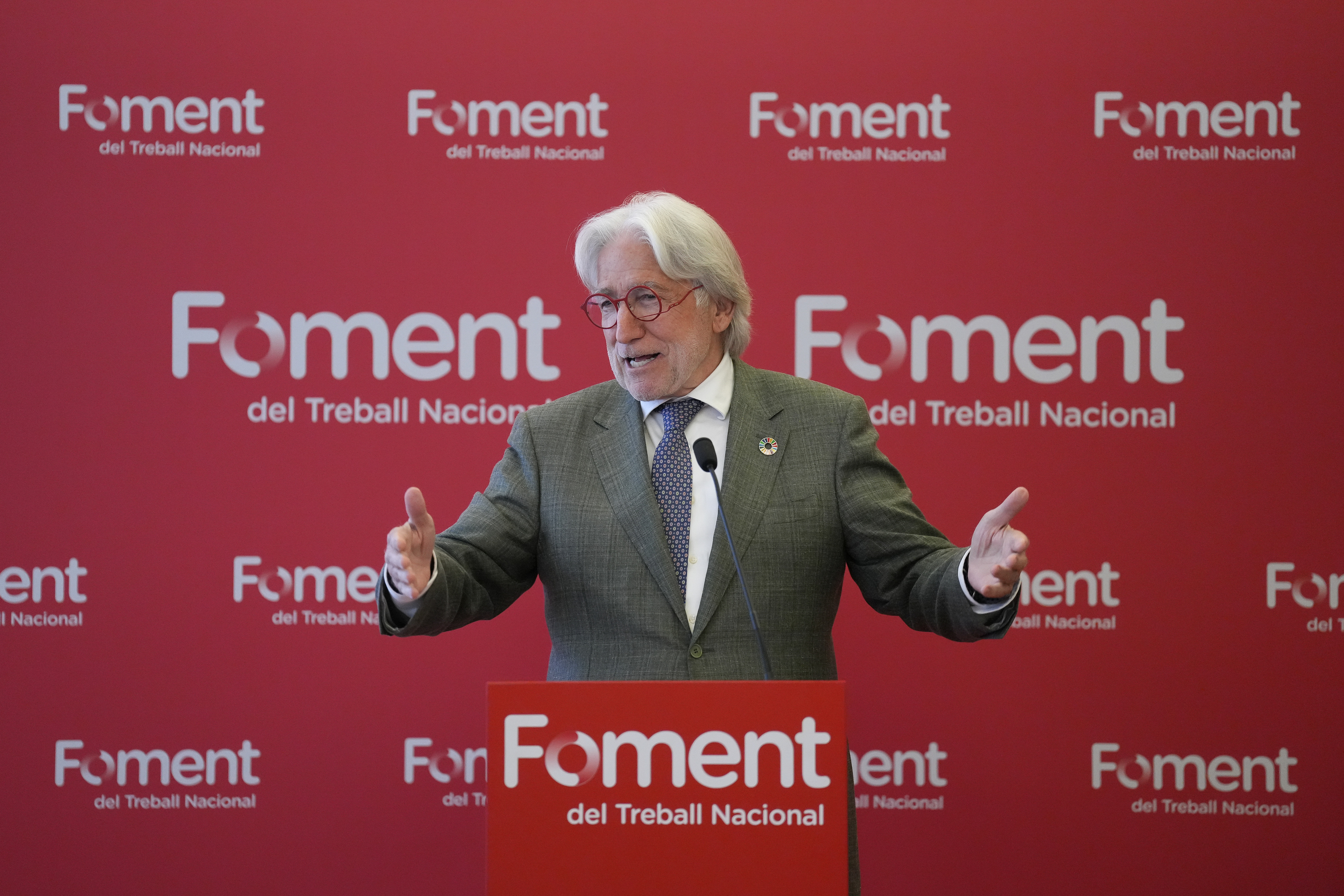 Sánchez Llibre es reelegido presidente de la patronal de empresas Foment del Treball hasta 2030