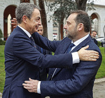 Zapatero se impuso a Ábalos como vía rápida para el rescate: "Camilo estuvo hoy con ZP y todo va viento en popa"