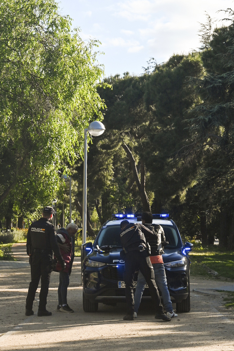 Los delitos en la zona del parque Paraíso de San Blas se reducen un 6% con 245 detenidos y el triple de actas de droga y armas