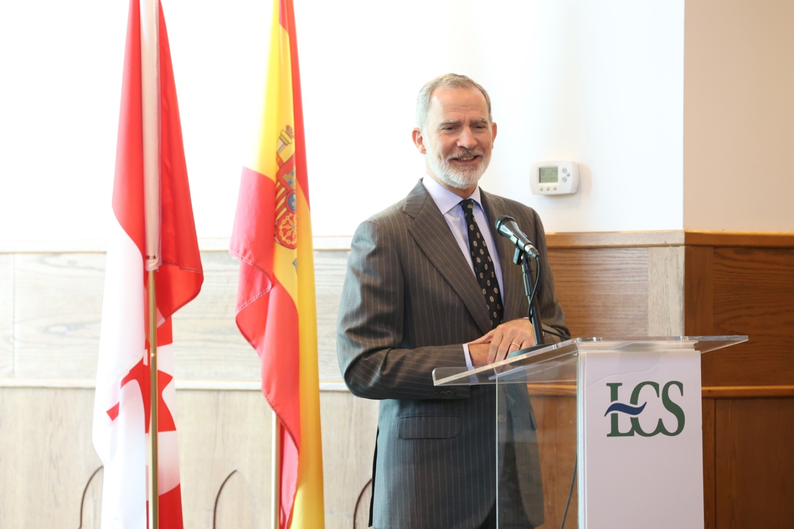 Felipe VI vuelve a su internado de Canadá 40 años después: "Aquí crecí y aprendí valores"