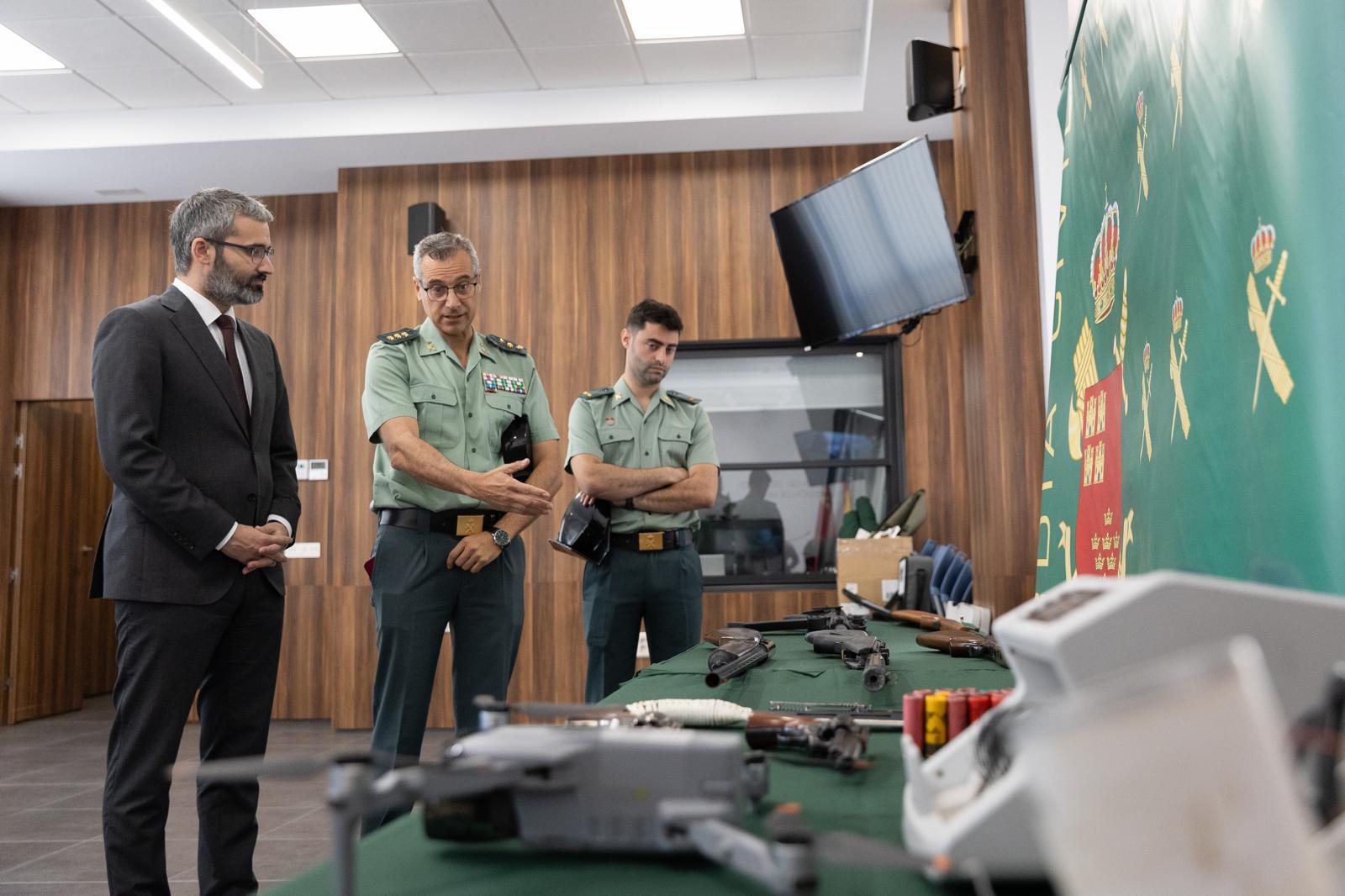 La Guardia Civil desarticula una presunta organización criminal dedicada al tráfico y cultivo de drogas en los municipios murcianos de Alguazas y Ceutí