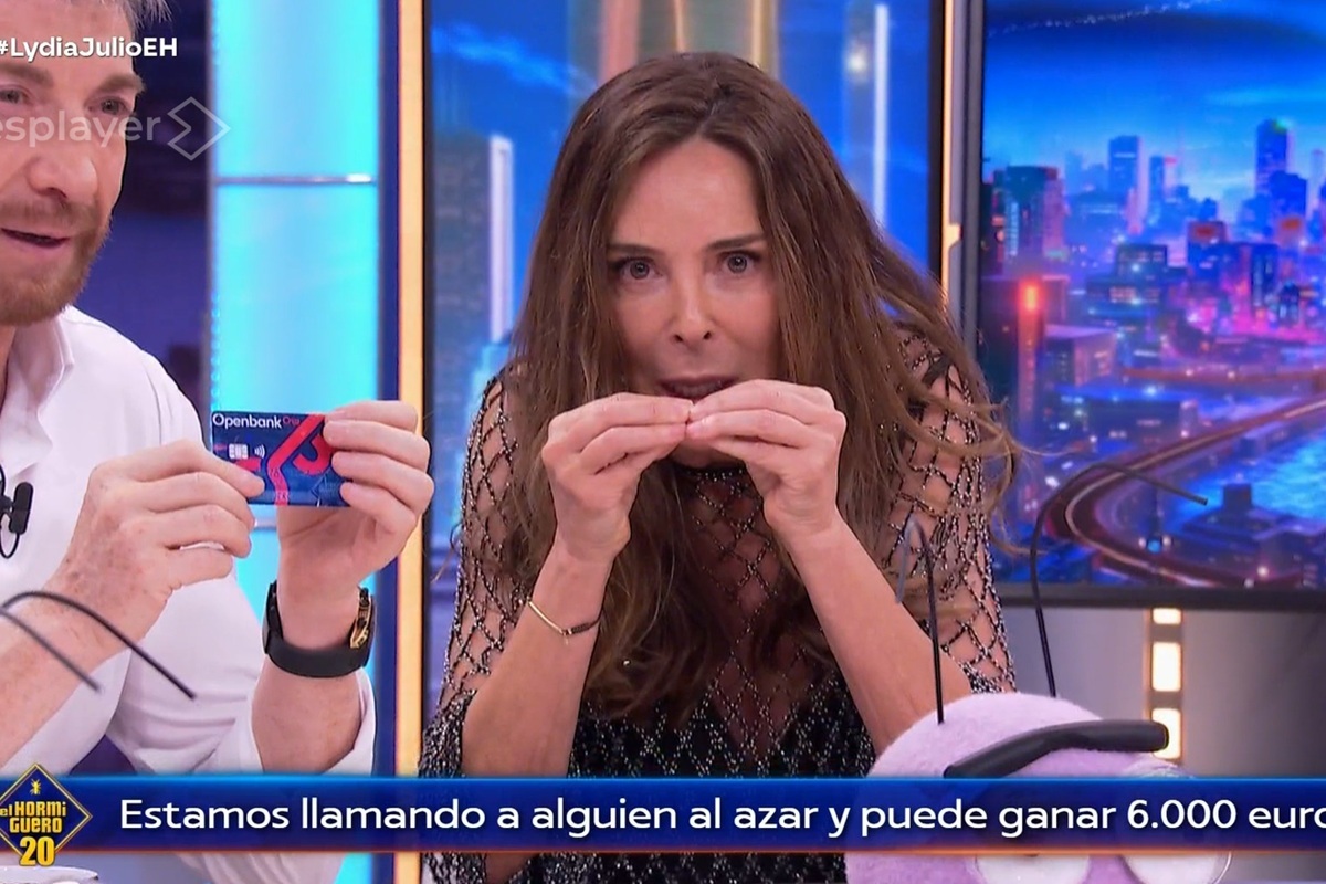 El Hormiguero vive el momento más surrealista en años con una Lydia Bosch incrédula: "¿Esto es real?"