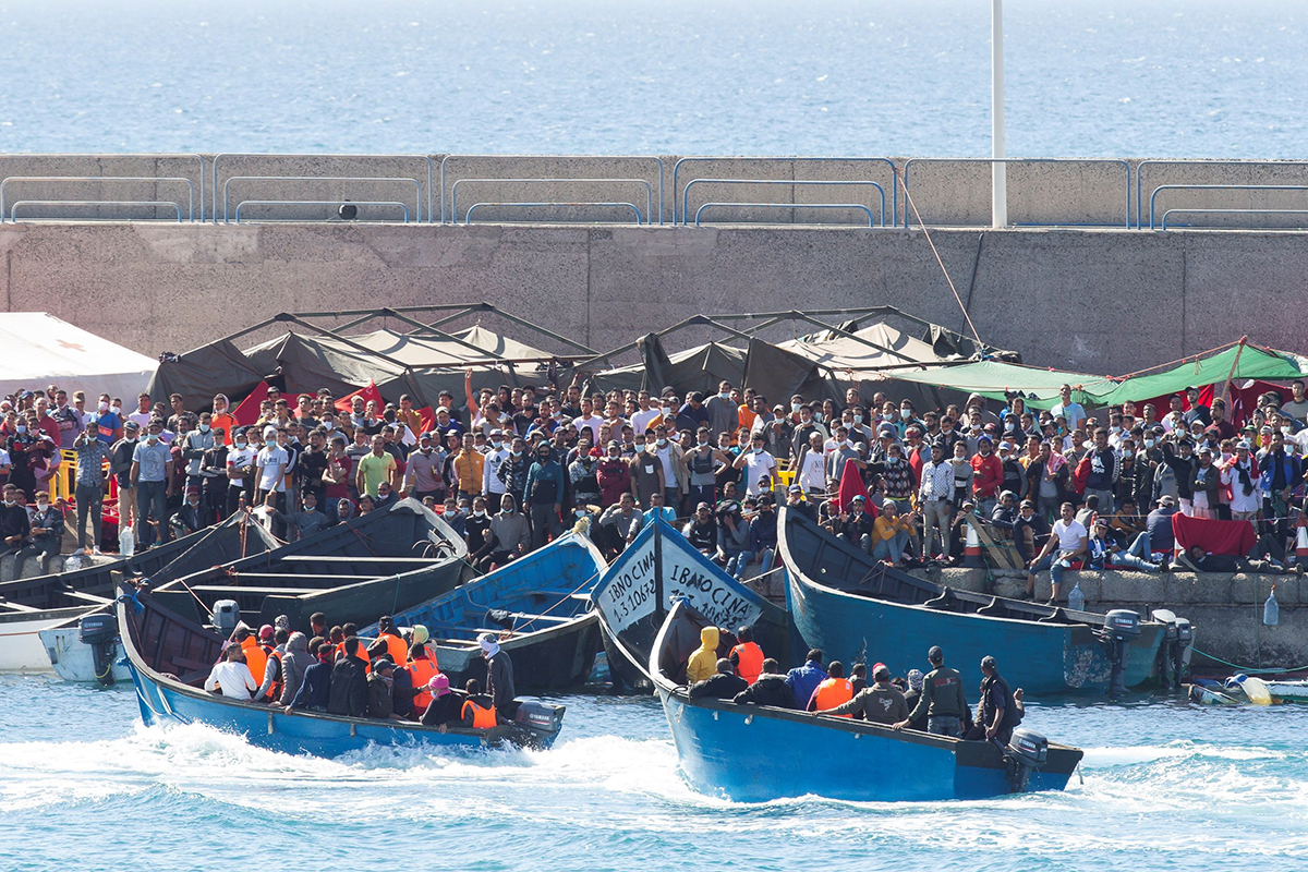 Un Papa en Arguineguín, el epicentro migratorio donde el 