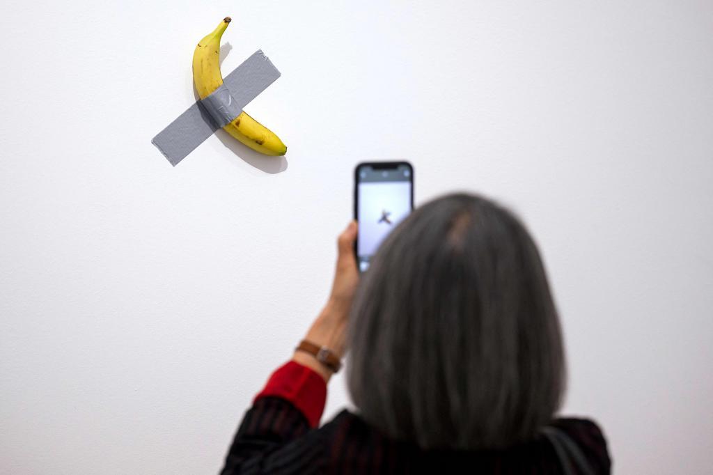 Roban el plátano de la obra 'Comedian', de Maurizio Cattelan, en el Centro Pompidou-Metz