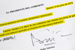 Sánchez, señalado por la carta que dejó a sus ministros hace ocho años: "Respondamos a la ejemplaridad que cabe esperar de este nuevo Gobierno"