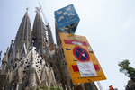El independentismo se indigna y se moviliza en contra de que el Papa bendiga en castellano la torre de la Sagrada Familia