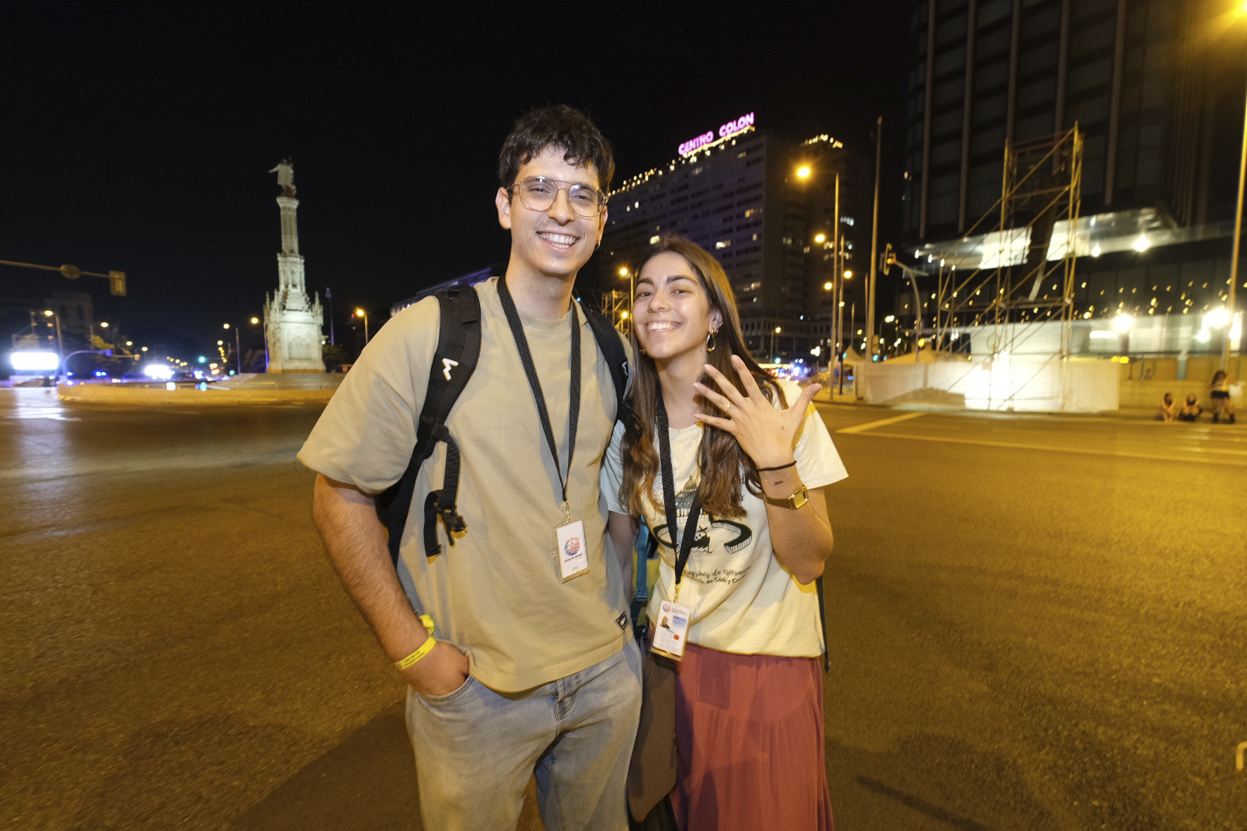 La Castellana, un hotel al raso para cientos de jóvenes y vo