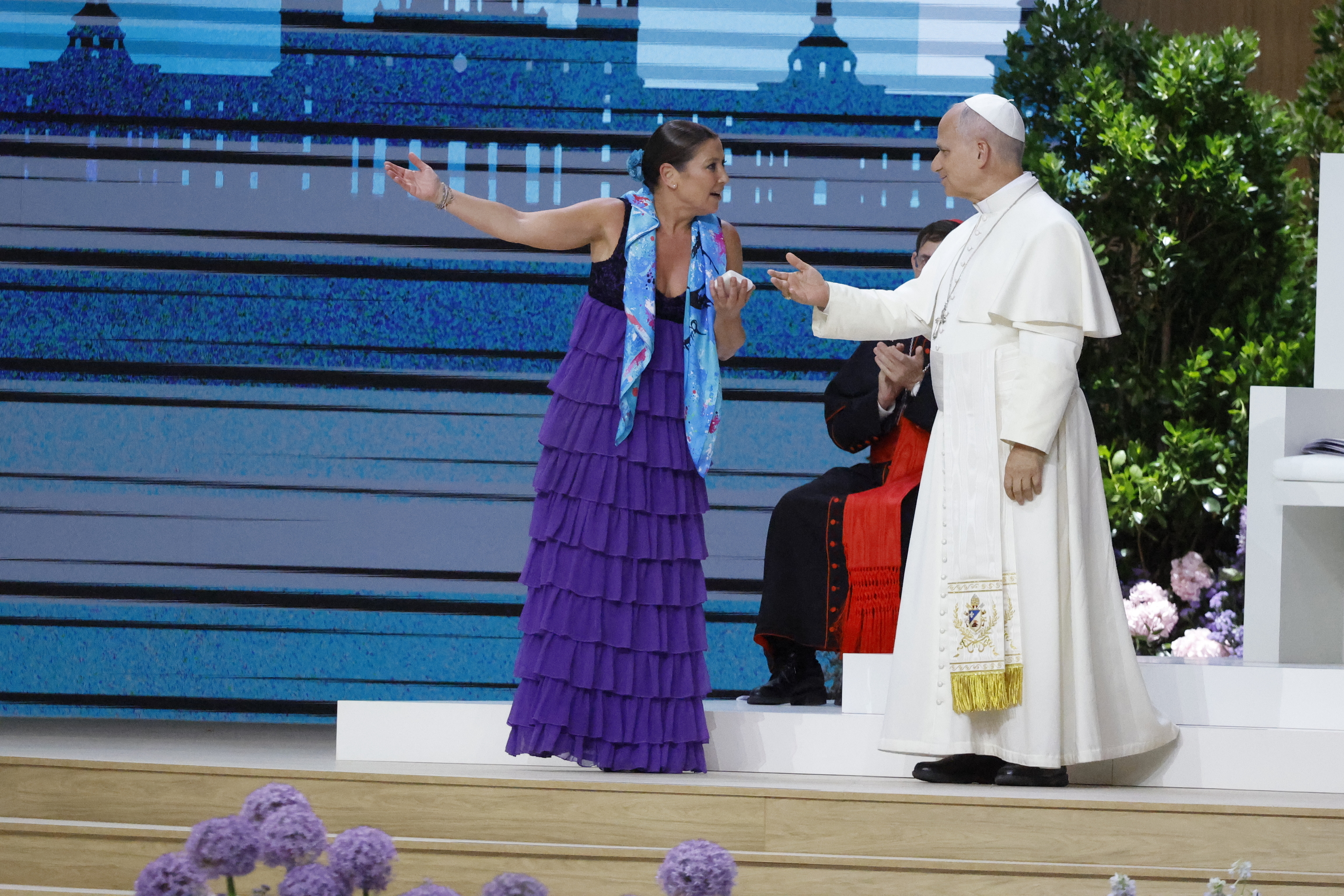El Papa León XIV reivindica en el Movistar Arena la huella d