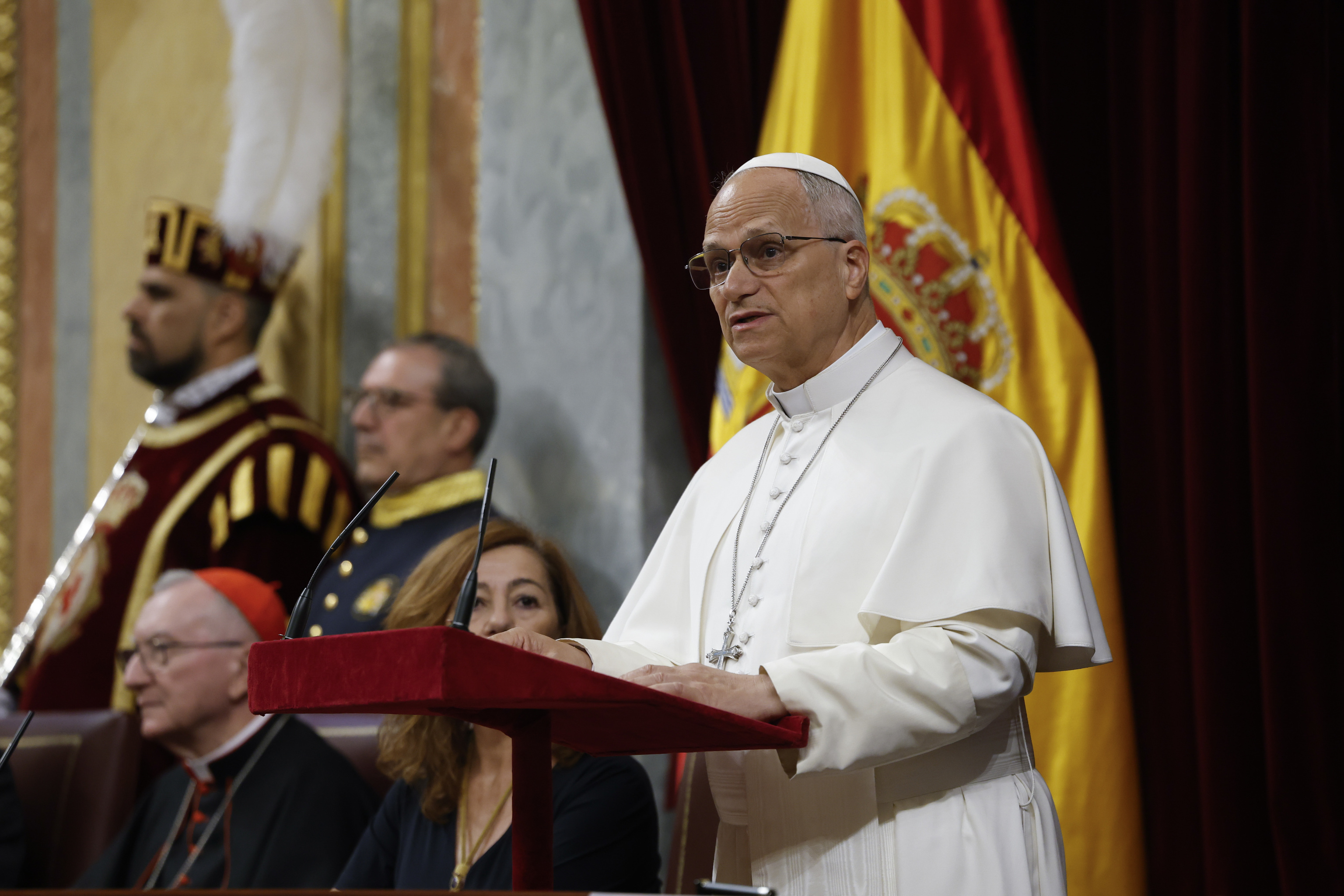 El Papa León XIV recuerda a los políticos su obligación de b