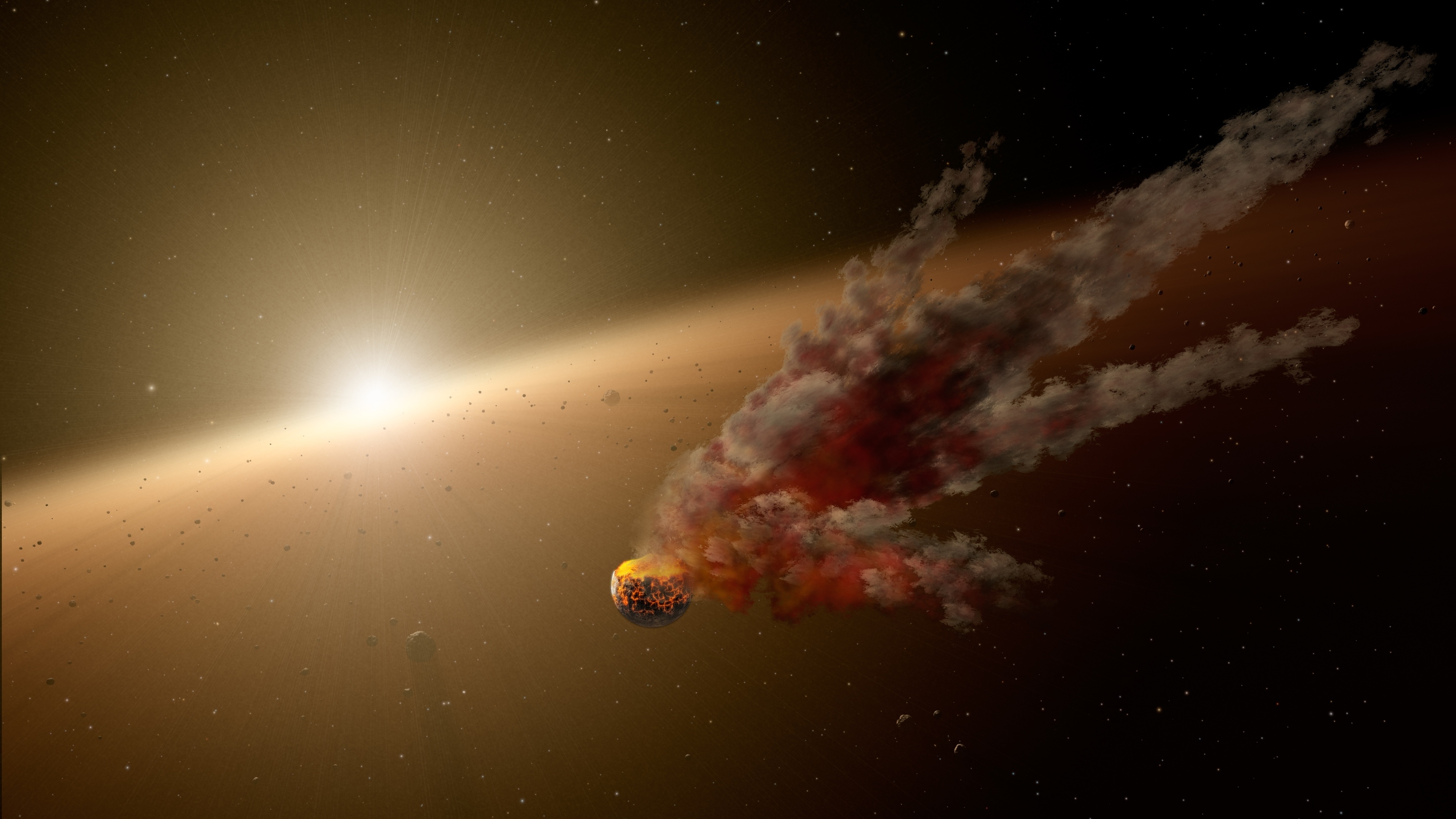 Un raro meteorito indica que existió un protoplaneta, hoy perdido en el sistema solar