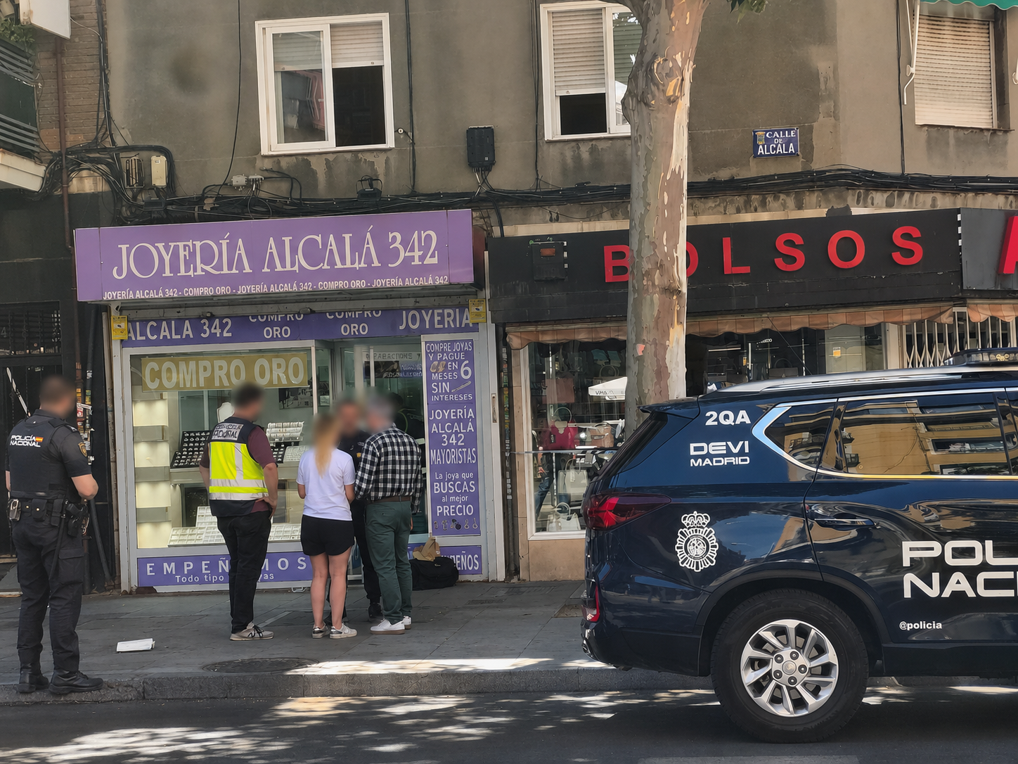 Dos detenidos tras intentar atracar con armas de f