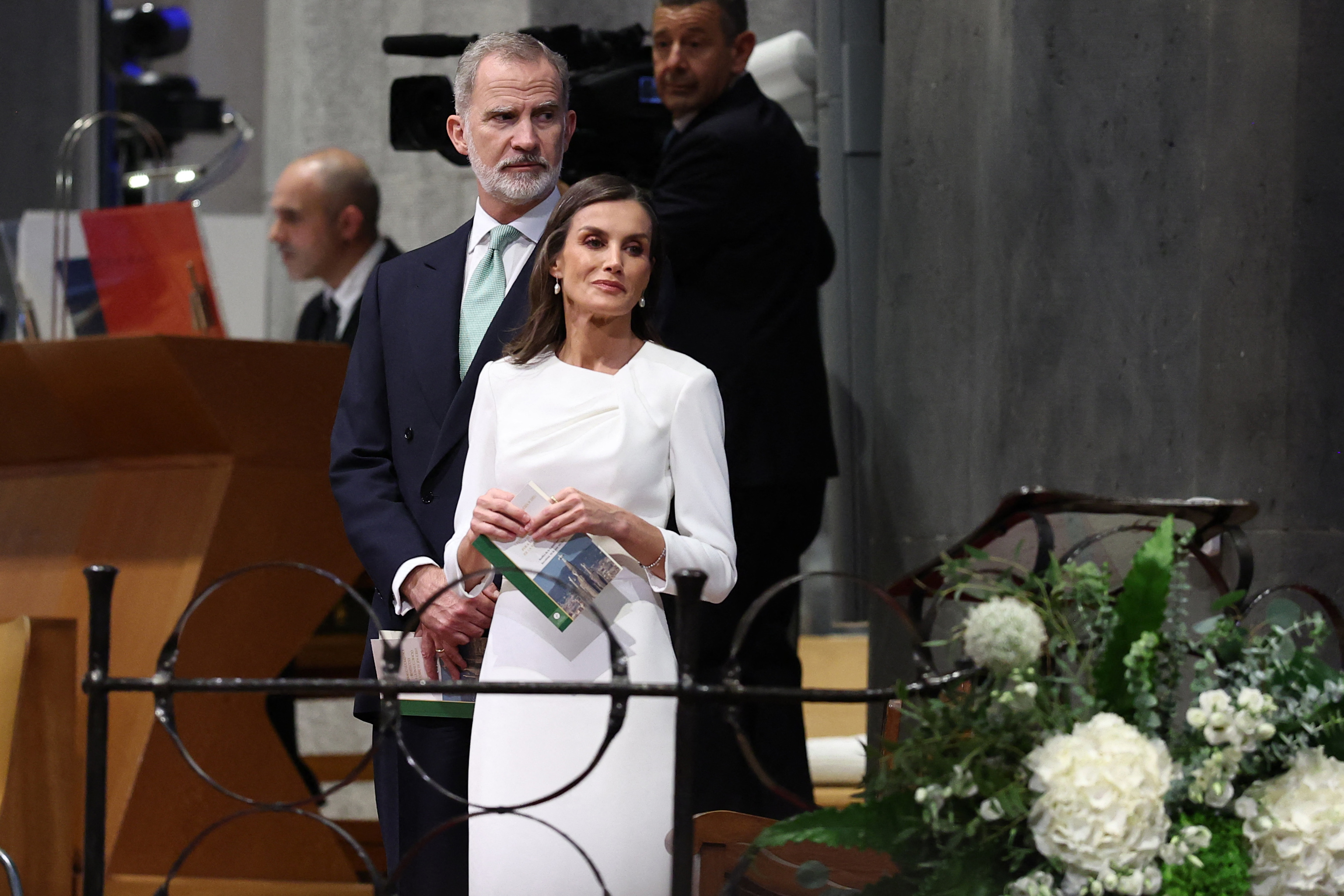 La Reina Letizia rescata en la Sagrada Familia el 