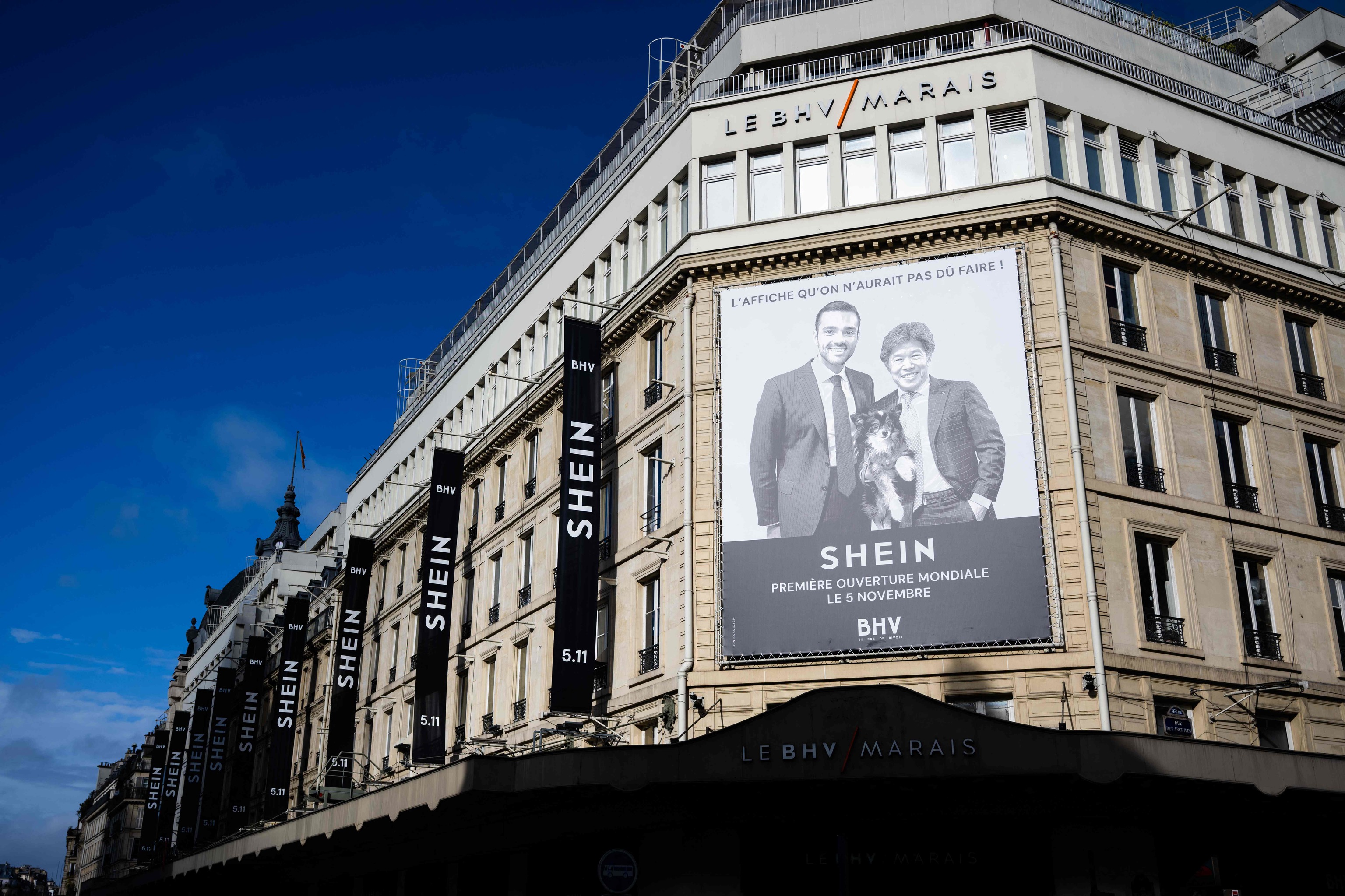 Cierra la primera tienda física de Shein que se abrió en París: "Fue un error estratégico"