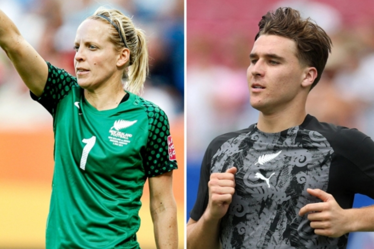 Los neozelandeses Jenny y Tyler Bindon se convierten en la primera pareja de madre e hijo que  participa en los Mundiales de fútbol