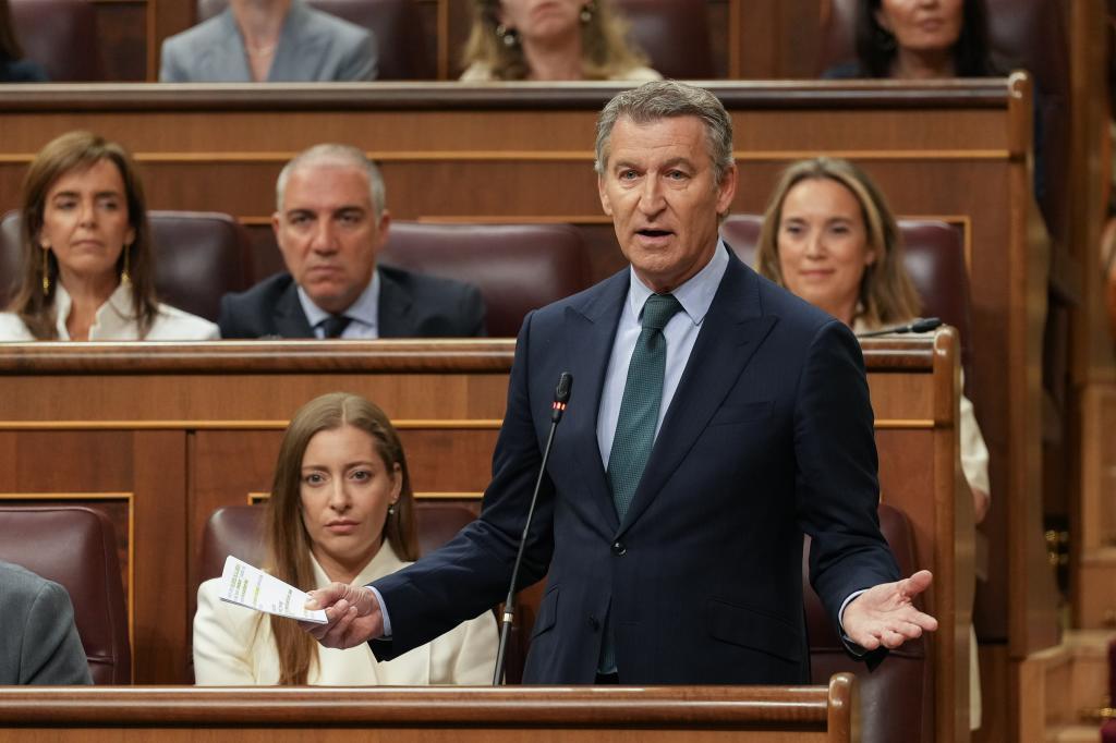 El PP registra de nuevo en el Congreso una moción para pedir elecciones o una cuestión de confianza, tras el veto de PSOE y Sumar