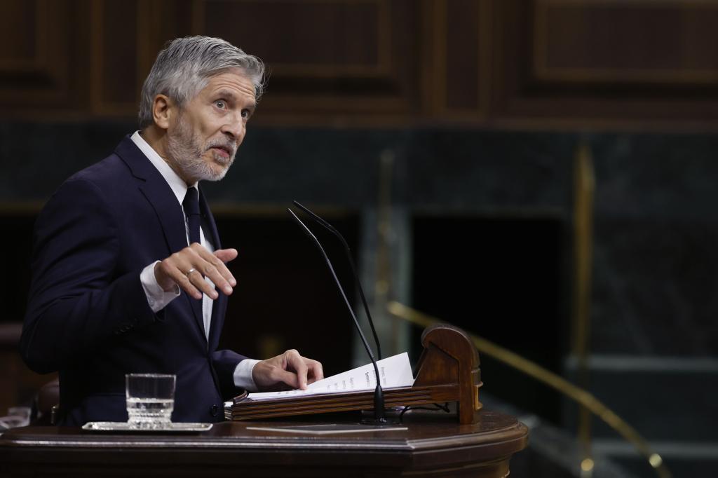 Marlaska eleva "la más enérgica queja" al CGPJ por cuestionar Peinado la "profesionalidad" de los escoltas de Begoña Gómez y pide que "se adopten medidas" contra el juez