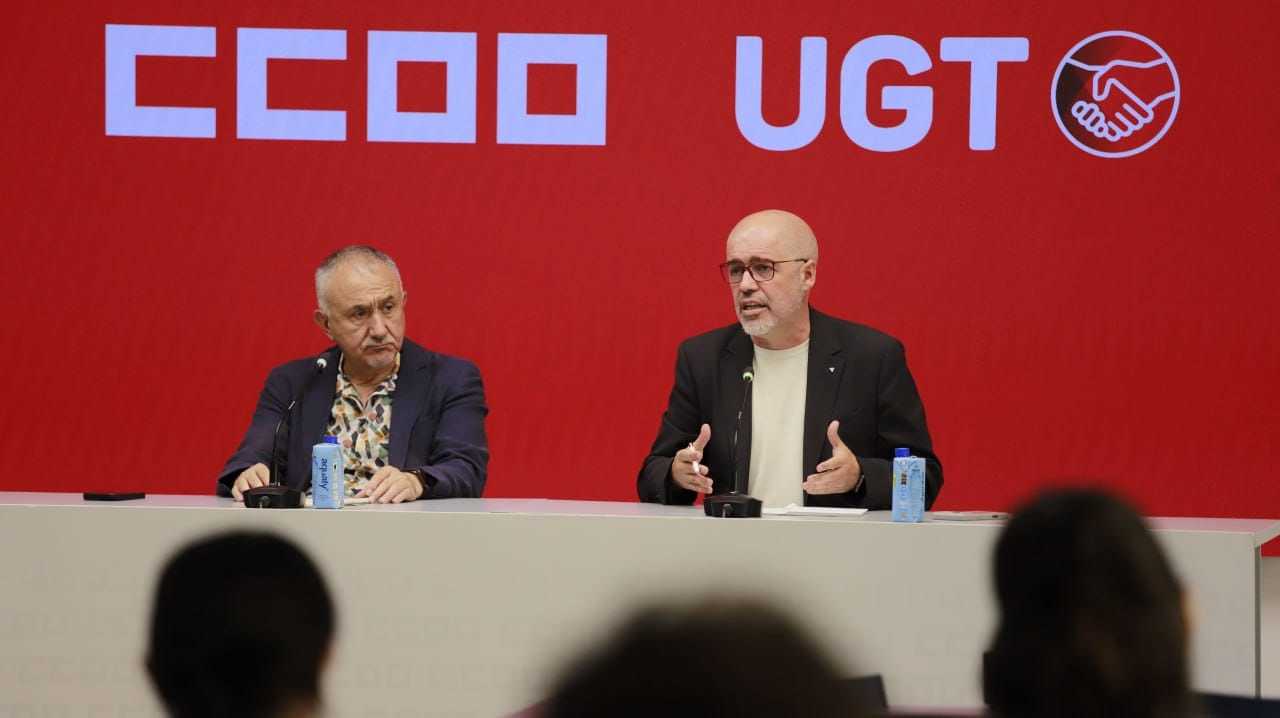 CCOO y UGT lanzan un fondo de "resistencia" de ocho millones de euros para que los trabajadores puedan aguantar las huelgas ante el bloqueo salarial de la CEOE