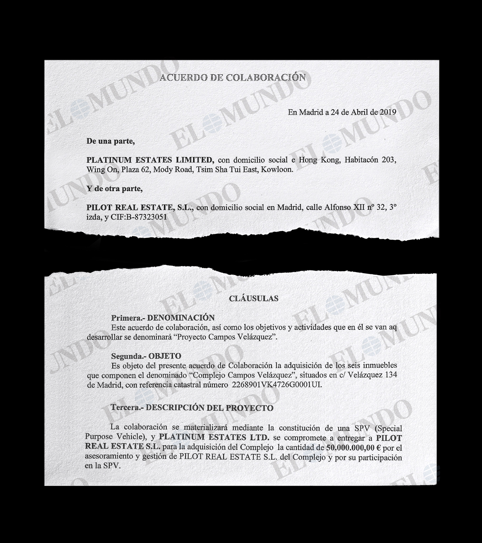 El contrato de venta de la sede de la Sepi evidencia el intento de repartirse 50 millones en comisiones