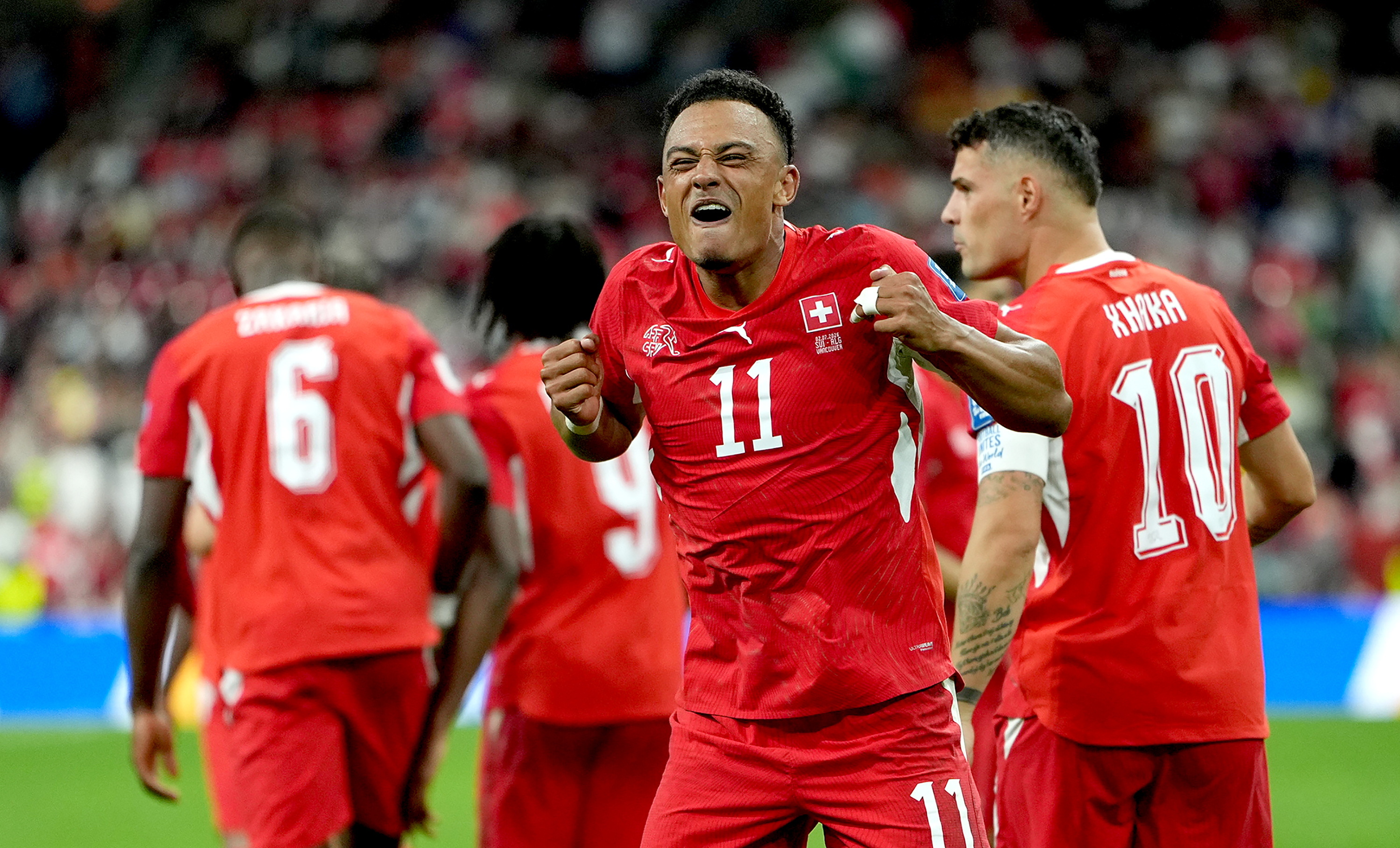 Suiza impone su dominio ante Argelia y se mete en octavos de final
