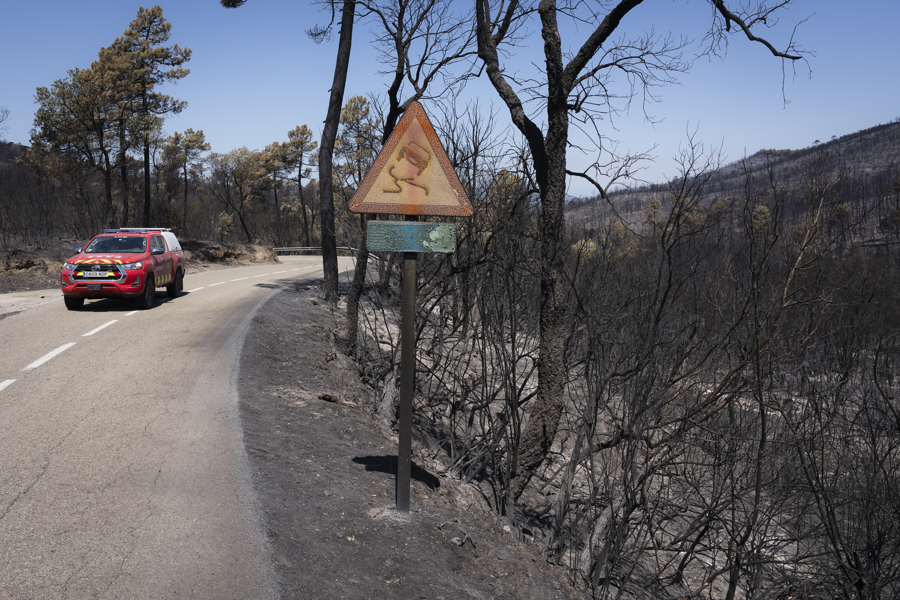 ¿Cómo hay que actuar si vamos conduciendo y nos sorprende un incendio?