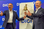 Las acciones de Digi arrancan su andadura en bolsa con alzas del 7% hasta los 6 euros
