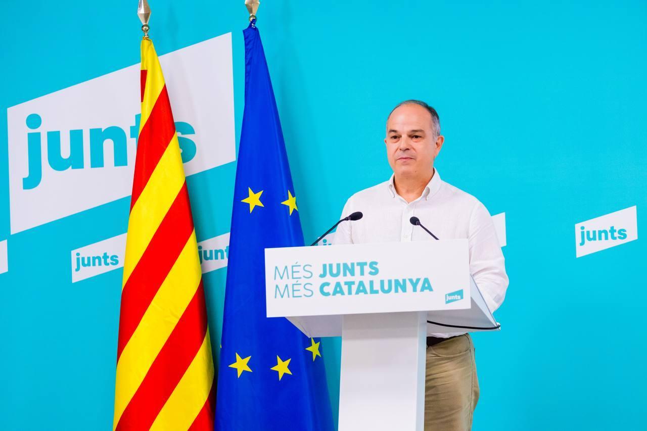 Turull avisa: "Puigdemont volverá a Cataluña, pese a quien le pese"