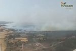 Un incendio declarado en Selas (Guadalajara) obliga a evacuar Aragoncillo y a activar la UME