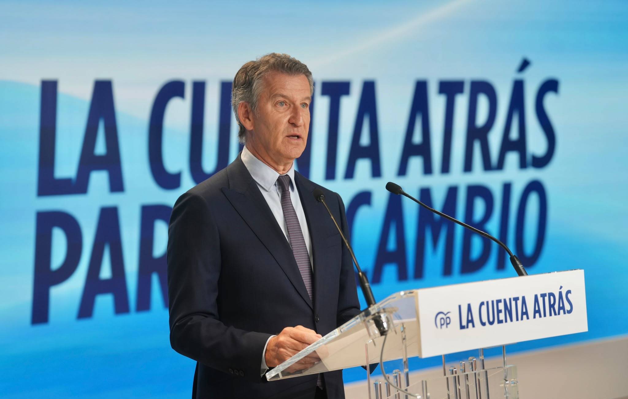 Feijóo sitúa a Sánchez como "el señor X" de todos los casos del PSOE y promete "una limpieza a fondo" de las instituciones