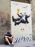 Réquiem por el arte dedicado a nuestros héroes que no sobrevivió en las calles (pero como la hazaña de la Selección de España para siempre en el recuerdo...)