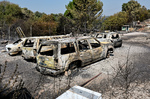 Recorrido por los pueblos arrasados por el fuego: "Me siento en pandemia otra vez, todo desierto, ni un alma"